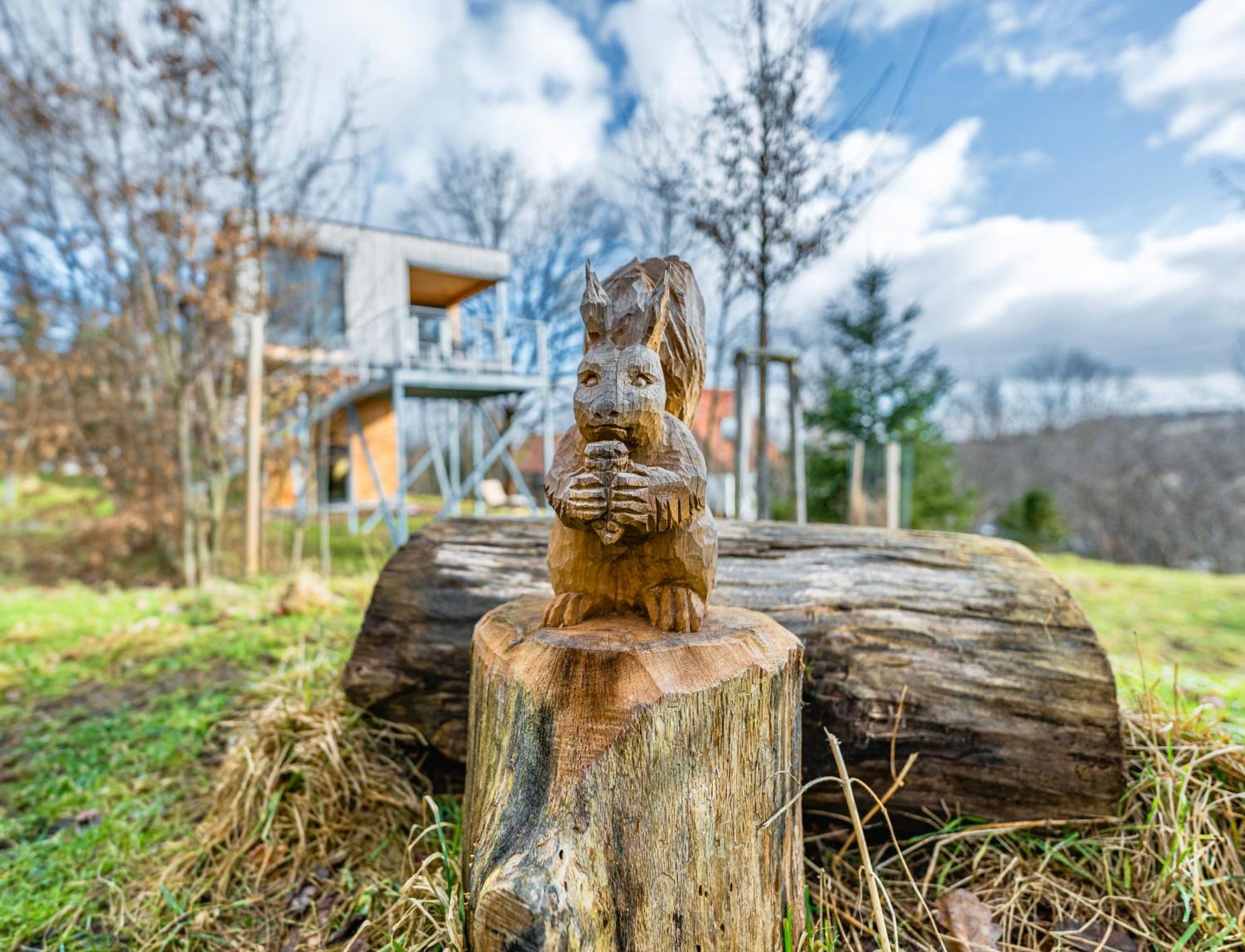 Baumwipfel-Resort "Lug Ins Land" Ilsenburg Exterior foto